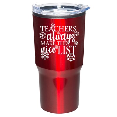 Teachers Always Make The Nice List Tumbler