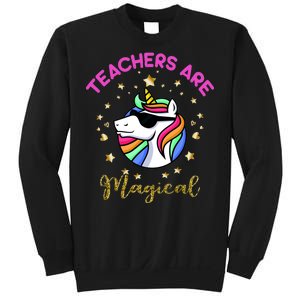 Teachers are Magical Funny Unicorn Sweatshirt