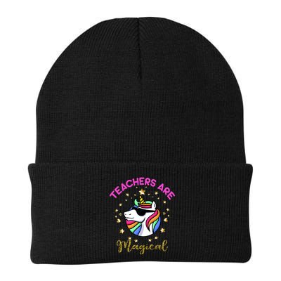Teachers are Magical Funny Unicorn Beanie