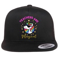 Teachers are Magical Funny Unicorn Flatbill Hat
