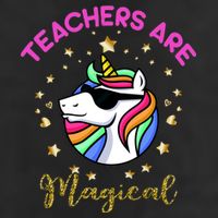 Teachers are Magical Funny Unicorn Hat