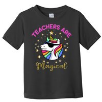 Teachers are Magical Funny Unicorn Toddler T-Shirt