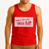 Teachers Are On The Nice List Christmas Tank Top
