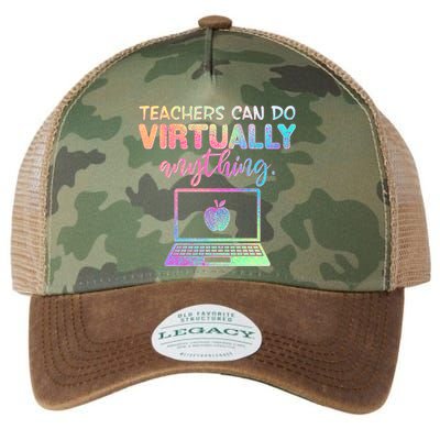 Teachers Can Do Virtually Anything Legacy Tie Dye Trucker Hat