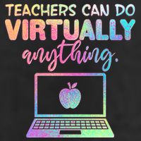Teachers Can Do Virtually Anything Cool Comfort Performance Bucket Hat