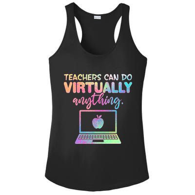 Teachers Can Do Virtually Anything Ladies PosiCharge Competitor Racerback Tank
