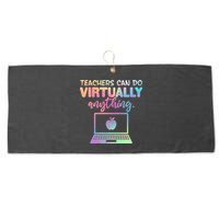 Teachers Can Do Virtually Anything Large Microfiber Waffle Golf Towel