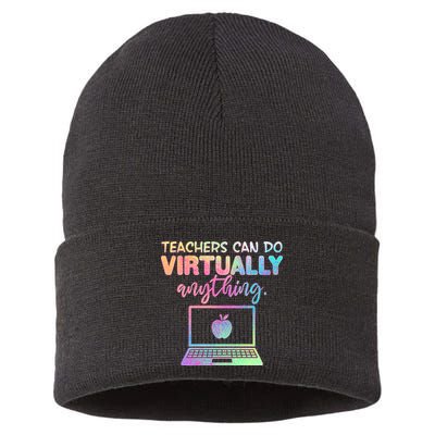 Teachers Can Do Virtually Anything Sustainable Knit Beanie