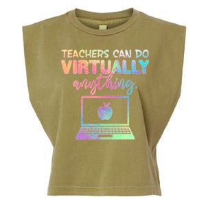 Teachers Can Do Virtually Anything Garment-Dyed Women's Muscle Tee