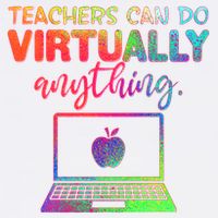 Teachers Can Do Virtually Anything Garment-Dyed Sweatshirt