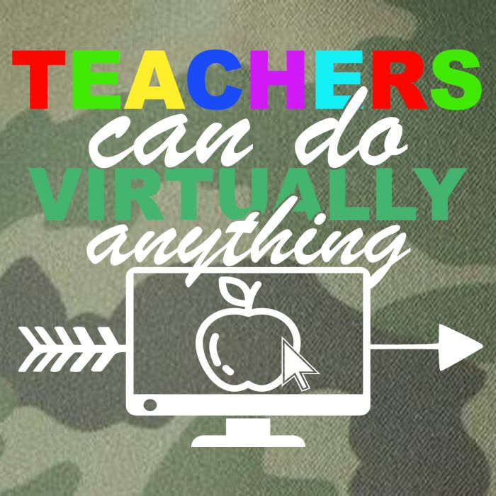 Teachers Can Do Virtually Anything Funny School Legacy Tie Dye Trucker Hat