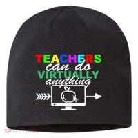 Teachers Can Do Virtually Anything Funny School Sustainable Beanie
