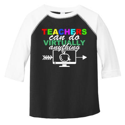 Teachers Can Do Virtually Anything Funny School Toddler Fine Jersey T-Shirt