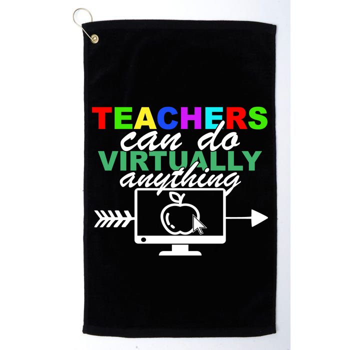 Teachers Can Do Virtually Anything Funny School Golf Towel