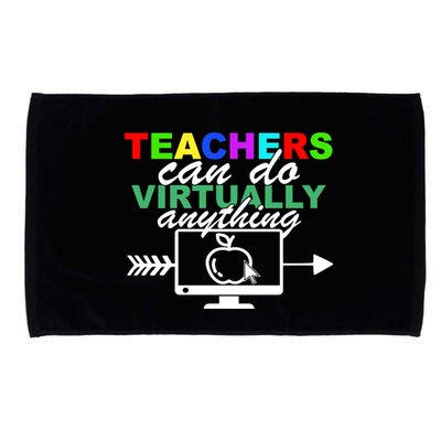 Teachers Can Do Virtually Anything Funny School Microfiber Hand Towel