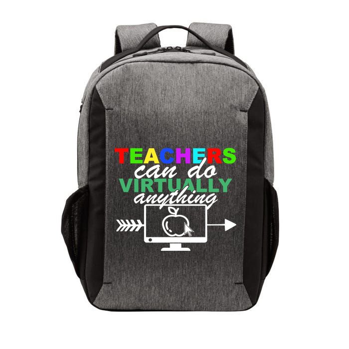 Teachers Can Do Virtually Anything Funny School Vector Backpack
