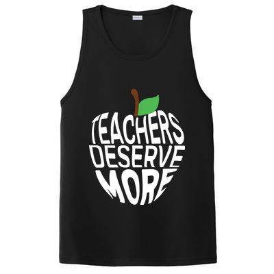Teachers Deserve More Arizona Teacher Protest Apple PosiCharge Competitor Tank