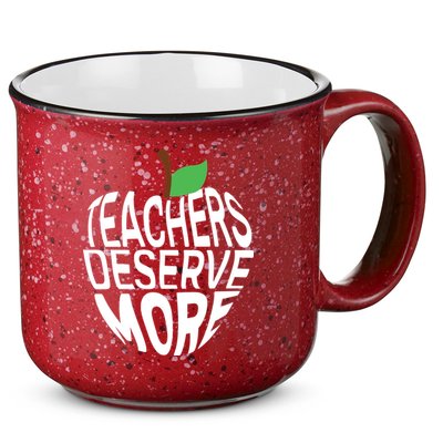 Teachers Deserve More Arizona Teacher Protest Apple 15oz Campfire Ceramic Mug