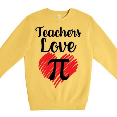 Teachers Love Pi Premium Crewneck Sweatshirt