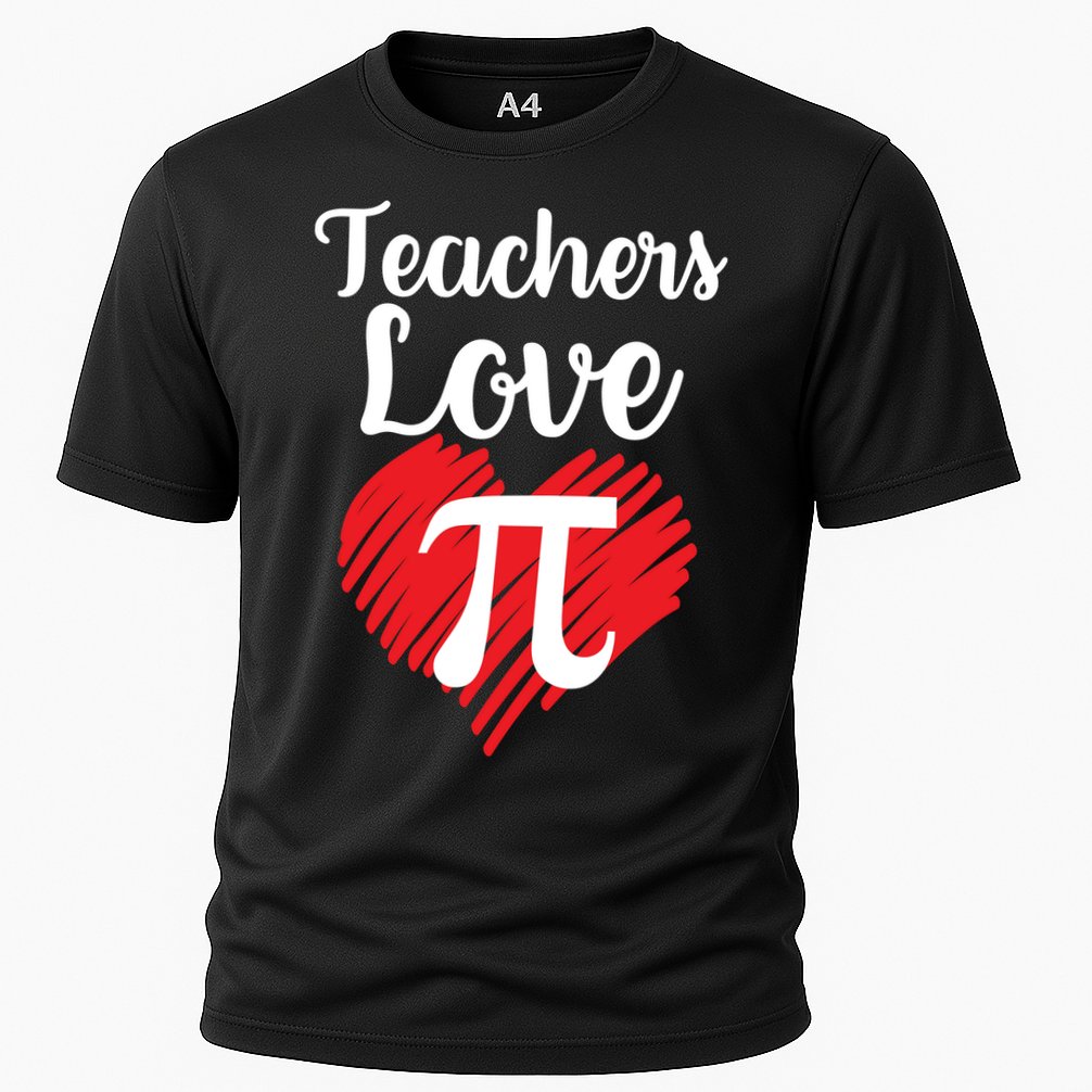 Teachers Love Pi Cooling Performance Crew T-Shirt
