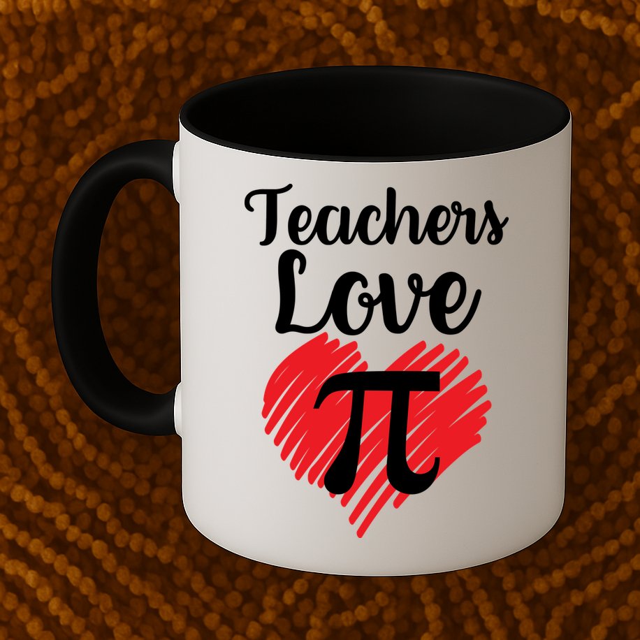 Teachers Love Pi Mug