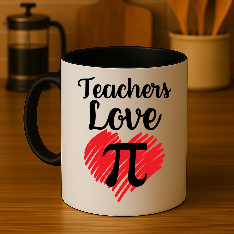 Teachers Love Pi Mug