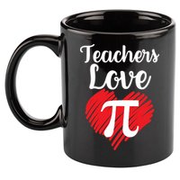 Teachers Love Pi 11oz C Handle Ceramic Mug