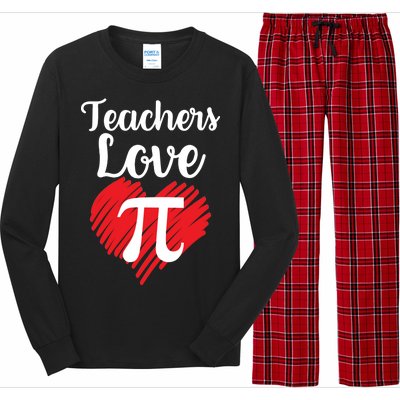 Teachers Love Pi Long Sleeve Pajama Set