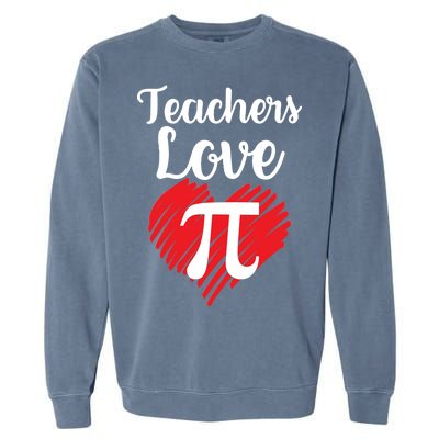 Teachers Love Pi Garment-Dyed Sweatshirt