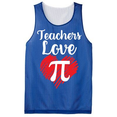 Teachers Love Pi Mesh Reversible Basketball Jersey Tank