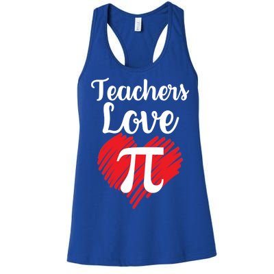 Teachers Love Pi Women's Racerback Tank