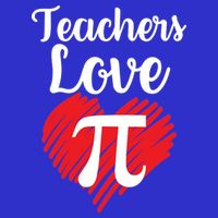 Teachers Love Pi Womens Tank Top