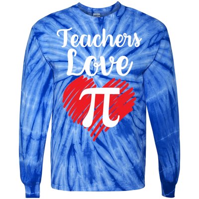 Teachers Love Pi Tie-Dye Long Sleeve Shirt