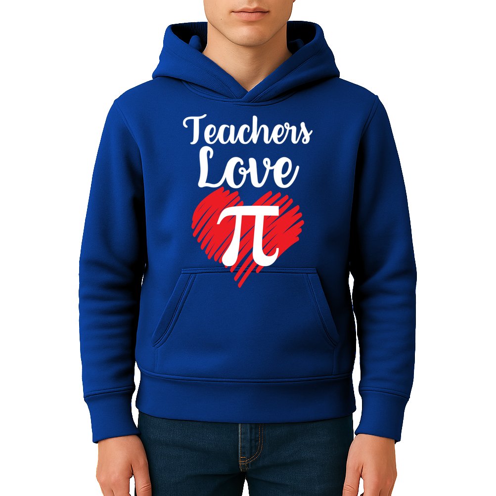 Teachers Love Pi Kids Hoodie