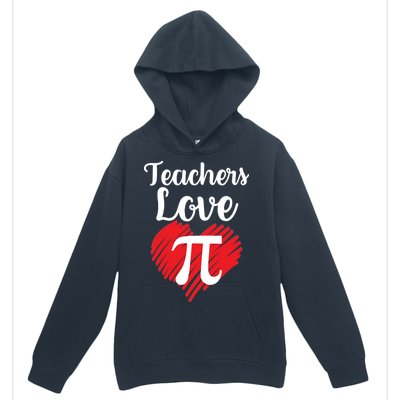 Teachers Love Pi Urban Pullover Hoodie