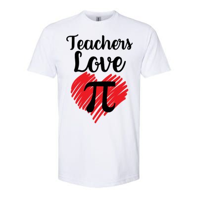 Teachers Love Pi Softstyle® CVC T-Shirt