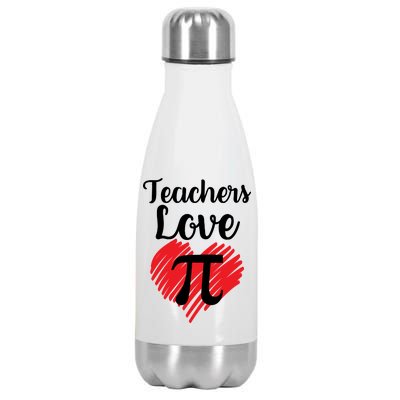 Teachers Love Pi Stainless Steel Insulated Water Bottle