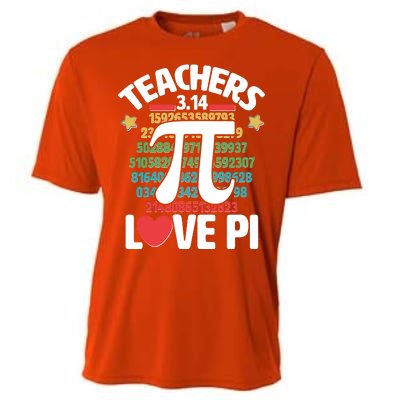 Teachers Love Pi 3.14 Cooling Performance Crew T-Shirt