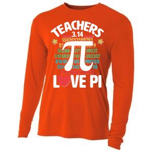 Teachers Love Pi 3.14 Cooling Performance Long Sleeve Crew