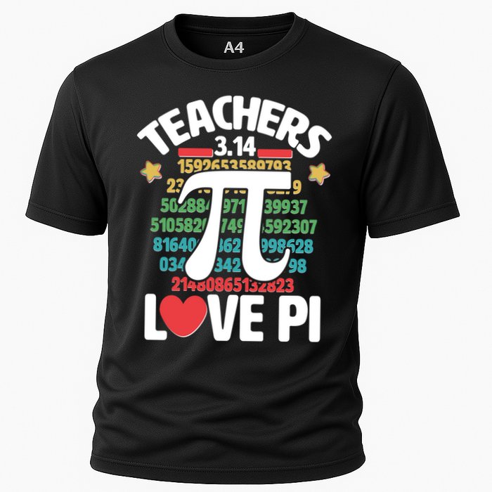 Teachers Love Pi 3.14 Cooling Performance Crew T-Shirt