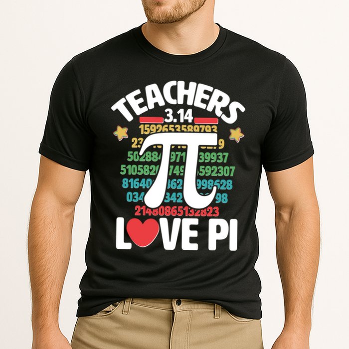 Teachers Love Pi 3.14 Cooling Performance Crew T-Shirt