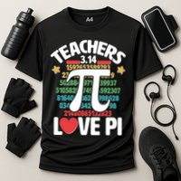 Teachers Love Pi 3.14 Cooling Performance Crew T-Shirt
