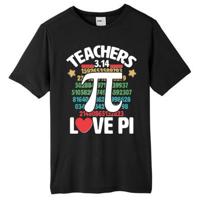 Teachers Love Pi 3.14 Tall Fusion ChromaSoft Performance T-Shirt