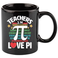 Teachers Love Pi 3.14 11oz C Handle Ceramic Mug