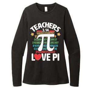 Teachers Love Pi 3.14 Womens CVC Long Sleeve Shirt