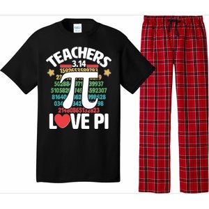 Teachers Love Pi 3.14 Pajama Set