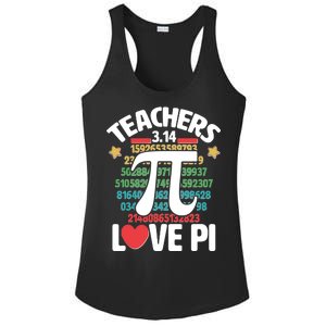 Teachers Love Pi 3.14 Ladies PosiCharge Competitor Racerback Tank