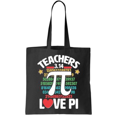Teachers Love Pi 3.14 Tote Bag