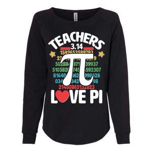 Teachers Love Pi 3.14 Womens California Wash Sweatshirt