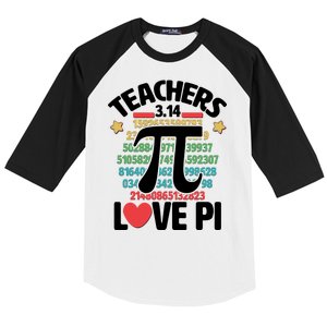 Teachers Love Pi 3.14 Baseball Sleeve Shirt